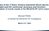 Impact of the V-Wave® Ventura® Interatrial Shunt Device on Right and Left Ventricular Structure and Function: Complete 12-Month Results of the RELIEVE-HF Roll-in Cohort
