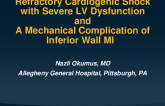 Refractory Cardiogenic Shock With Severe LV Dysfunction and a Mechanical Complication of Inferior Wall MI