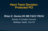 Heart Team Decision: Protected PCI