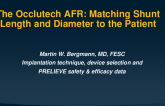 The Occlutech AFR: Matching Shunt Length and Diameter to the Patient