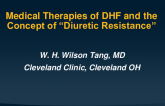 Medical Therapies of DHF and the Concept of "Diuretic Resistance"