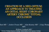 Creation of a Neo-Ostium: An Approach to Treating an Ostial Right Coronary Artery Chronic Total Occlusion