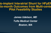 No-Implant Interatrial Shunt for Heart Failure With Preserved and Mildly Reduced Ejection Fraction: Six-Month Outcomes From Multi-Center Pilot Feasibility Studies