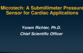 Microtech: A Submillimeter Pressure Sensor for Cardiac Applications