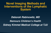 Novel Imaging Methods and Interventions of the Lymphatic System