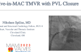Valve-in-MAC TMVR with PVL Closure