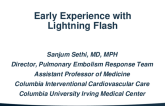 Early Experience with Lightning Flash