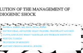 Evolution of the Management of Cardiogenic Shock