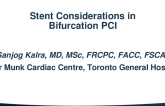 Stent Considerations in Bifurcation PCI