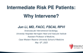 Why intervene in intermediate risk patients