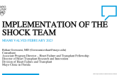 Implementation of the shock team