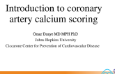 Introduction to coronary artery calcium scoring