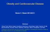 Obesity and Cardiovascular Disease