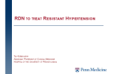RDN to treat Resistant Hypertension