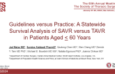 Guidelines versus Practice: A Statewide Survival Analysis of SAVR versus TAVR in Patients Aged < 60 Years