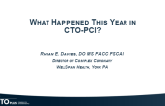 What Happened This Year in CTO PCI?