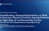 Gamification, Financial Incentives, or Both to Increase Physical Activity Among Patients at High Risk of Cardiovascular Events: The BE ACTIVE Randomized Controlled Trial