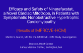 Efficacy and Safety of Ninerafaxstat, a Novel Cardiac Mitotrope, in Patients with Symptomatic Nonobstructive Hypertrophic Cardiomyopathy (Results of IMPROVE-HCM)