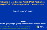 Evaluation of a Technology Assisted Web Application to Qualify for Nonprescription Statin Administration
