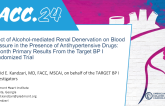 Effect of Alcohol-mediated Renal Denervation on Blood Pressure in the Presence of Antihypertensive Drugs: 3-month Primary Results From the Target BP I Randomized Trial