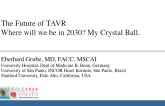 The Future of TAVR: Where will we be in 2030? My Crystal Ball