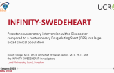 INFINITY-SWEDEHEART: Percutaneous coronary intervention with a Bioadaptor compared to a contemporary Drug-eluting Stent (DES) in a large broad clinical population