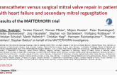 Transcatheter versus surgical mitral valve repair in patients with heart failure and secondary mitral regurgitation 