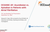 OCEANIC-AF: Asundexian vs. Apixaban in Patients with Atrial Fibrillation