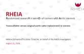 RHEIA: Randomized researcH in womEn all comers wIth Aortic stenosis