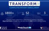 Fondazione Ricerca e Innovazione Cardiovascolare Completes Enrollment in TRANSFORM II RCT, A landmark study comparing MagicTouch SCB vs DES in Native Coronary Vessels
