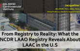 From Registry to Reality: What the NCDR LAAO Registry Reveals About LAAC in the U.S