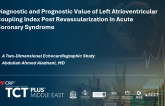 Diagnostic and Prognostic Value of Left Atrioventricular Coupling Index Post Revascularization in Acute Coronary Syndrome​