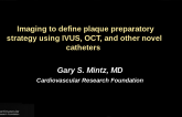 Imaging to define plaque preparatory strategy using IVUS, OCT, and other novel catheters