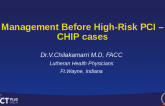 Management in the ICU BEFORE high-risk PCI and/or shock