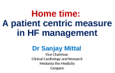 Home time: A patient centric measure in HF management