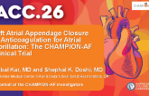 Left Atrial Appendage Closure or Anticoagulation for Atrial Fibrillation: The CHAMPION-AF Clinical Trial