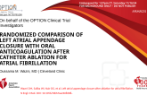 Randomized Comparison of Left Atrial Appendage Closure with Oral Anticoagulation after Catheter Ablation for Atrial Fibrillation