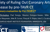 TCT 829: Safety of Ruling Out Coronary Artery Disease by Computed Tomography Angiography Before Transcatheter Aortic Valve Replacement