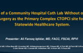 Use of a Community Hospital Cath Lab Without Onsite Surgery as the Primary Complex CTOPCI Site for a Statewide Healthcare System