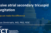 TCT 1584: Transcatheter Edge-to-Edge Repair (TEER) in Massive Atrial Secondary Tricuspid Regurgitation: What Is a Correct Choice of Treatment?