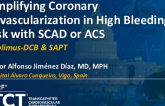 TCT 664: Simplifying Coronary Revascularization in High Bleeding Risk With SCAD or ACS: Sirolimus-DCB & SAPT
