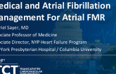 Medical and Atrial Fibrillation Management for Atrial FMR