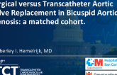 TCT 134: Surgical Aortic Valve Implantation Versus Transcatheter Aortic Valve Implantation in Bicuspid Aortic Stenosis: A Matched Cohort