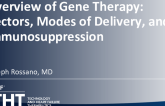 Overview of Gene Therapy: Vectors, Modes of Delivery and Immunosuppression