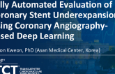 TCT 191: Fully Automated Evaluation of Coronary Stent Underexpansion Using Coronary Angiography-Based Deep Learning