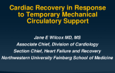 Cardiac Recovery in Response to Temporary Mechanical Circulatory Support
