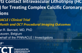 Contact Intravascular Lithotripsy for Treating Complex Calcific Coronary Lesions: Six-Month and OCT Procedural Imaging Outcomes of the PINNACLE I Clinical Trial