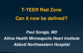 “T-TEER Red Zone”: Can It Now Be Defined?