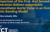 TCT 159: Comparison of the First and Second Generation Balloon-Expandable Transcatheter Aortic Valve in an Ovine, Aortic Banding Model