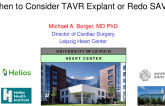 When to Consider TAVR Explant Or Redo ADR Surgery
